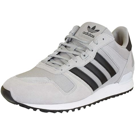 adidas stoff sneaker grau schwarz streifen|Graue Sneaker .